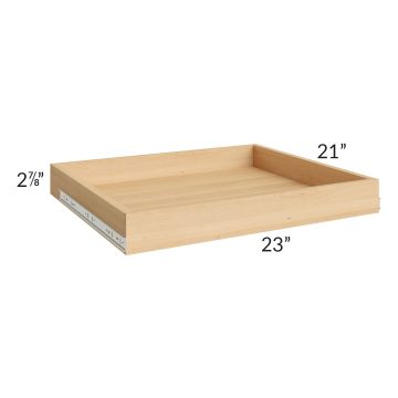 Providence Natural Grey 27" Roll Out Tray with a Dovetailed Drawer Box