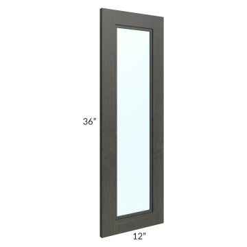 Charlotte Dark Grey 12x36 Glass Door Only